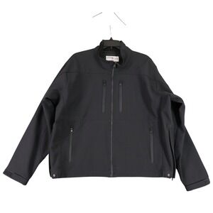Flying Cross Soft Shell Tactical Jacket Mens XL Black Zip Performance Duty Coat